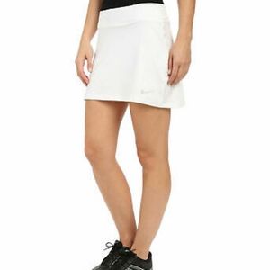 Nike Dri-Fit 16.5" Solid Victory Golf Skort 884912-100 White Women, M